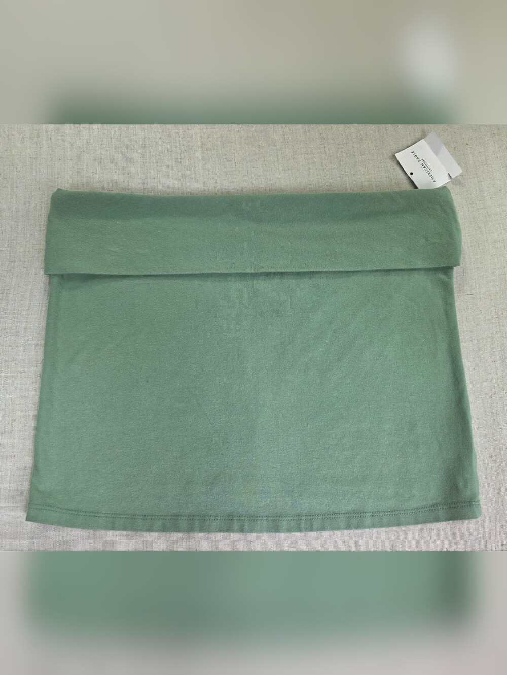 American Eagle Bandeau Tube Top Women's XL Sage Green NWT Stretch Strapless